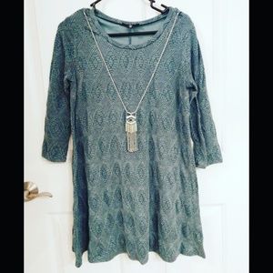 Teal Sweater Dress